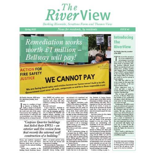 Front Cover of The River View Issue 2