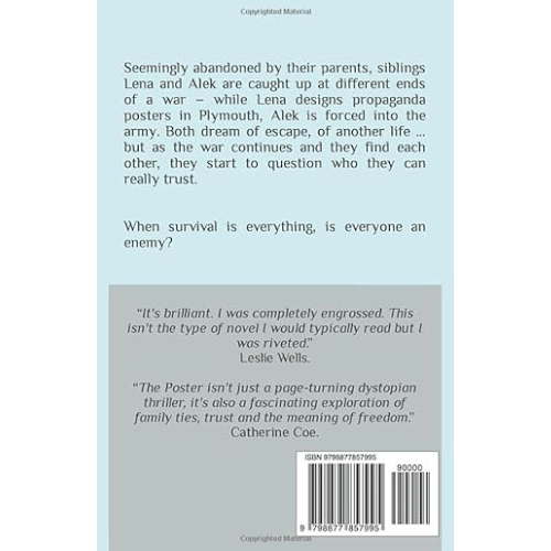 The Poster back cover with the book blurb.