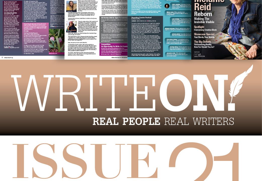 Write On! issue 21 banner