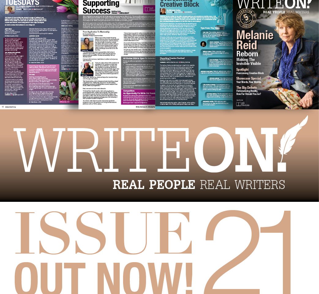 Write On! issue 21 banner