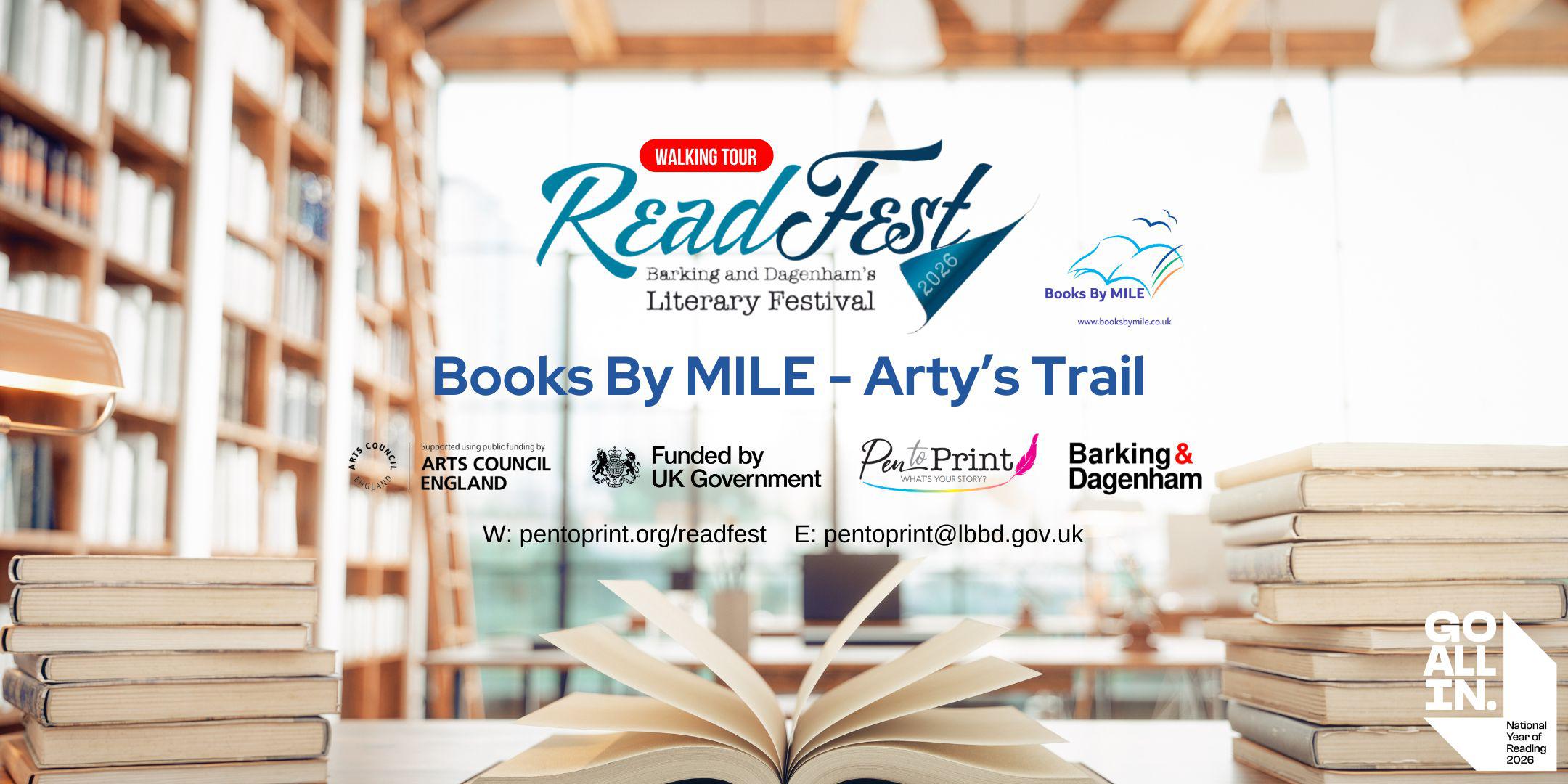 ReadFest 2026: Books by Mile Walk of Arty’s Sculpture Trail