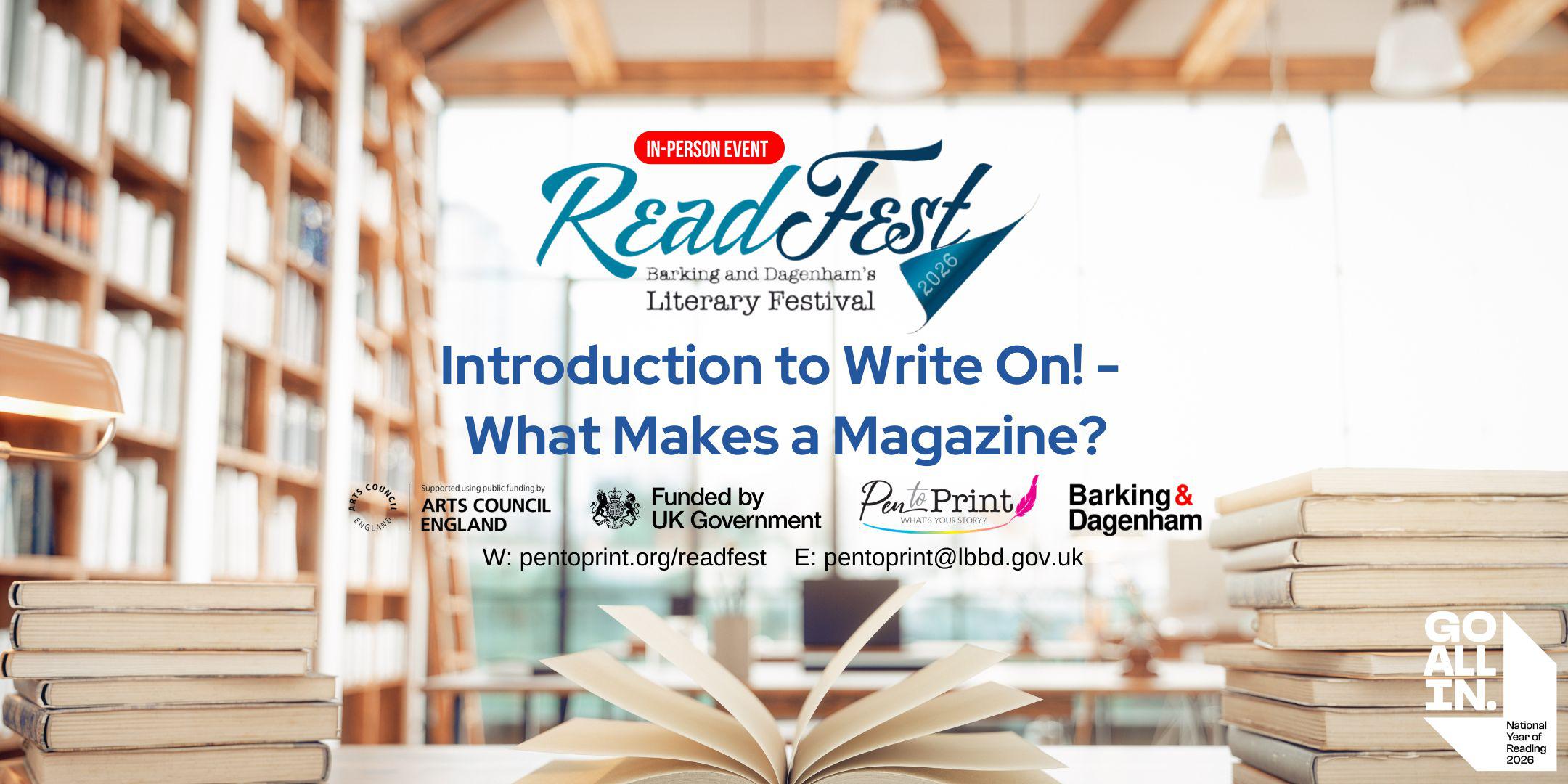 ReadFest 2026: Introduction to Write On! – What Makes a Magazine?