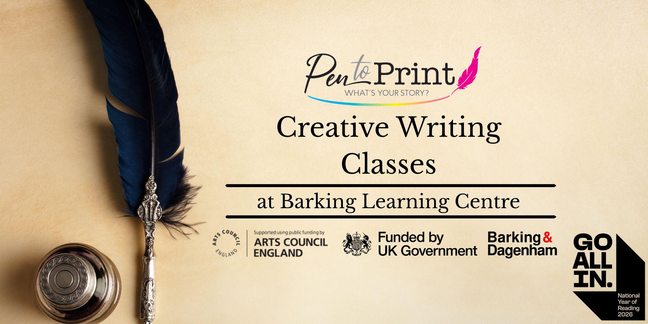 Pen to Print: Creative Writing Class with Ian Ayris