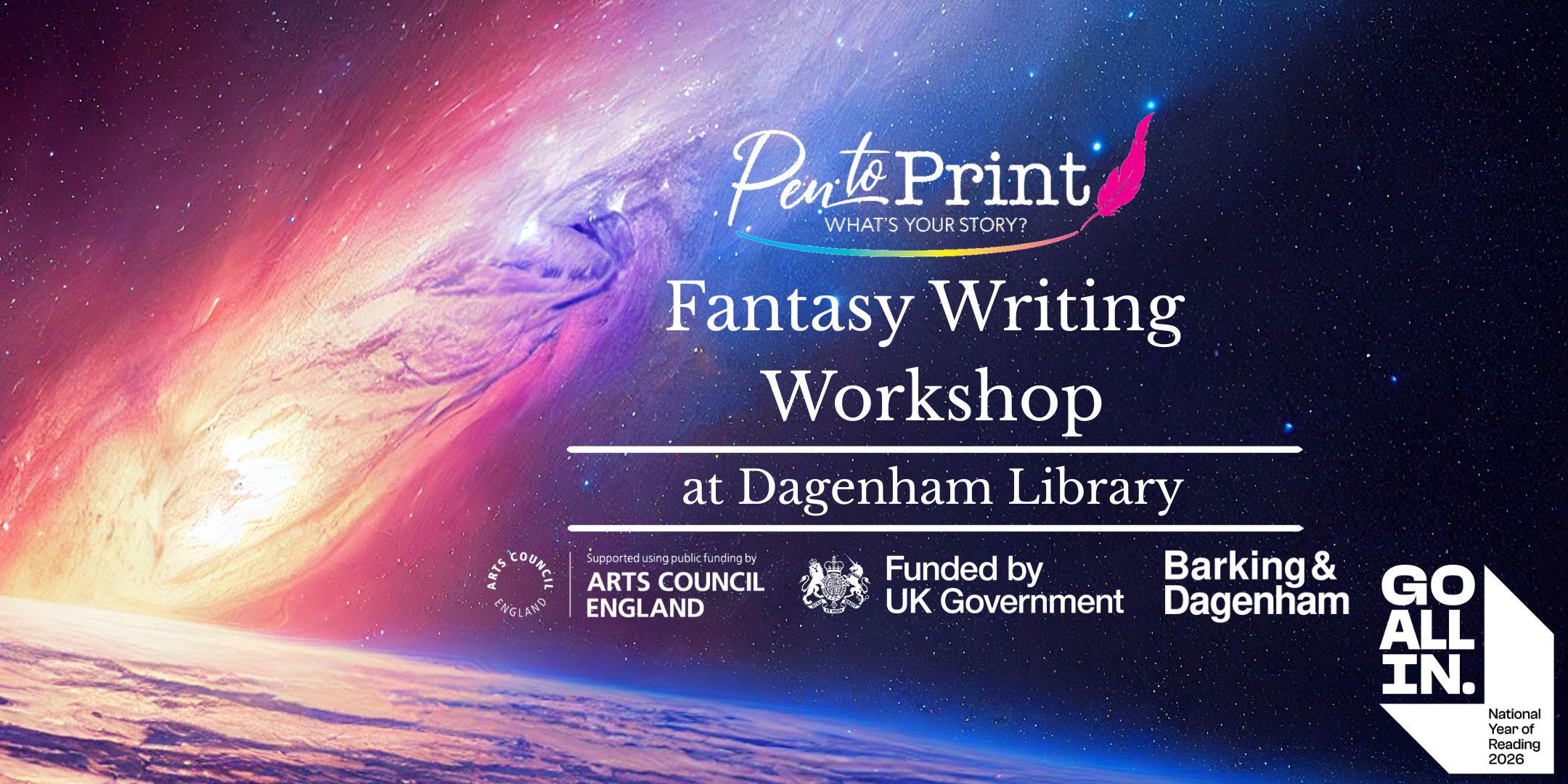 Pen to Print: Fantasy Writing Workshop with Rebecca Seaton